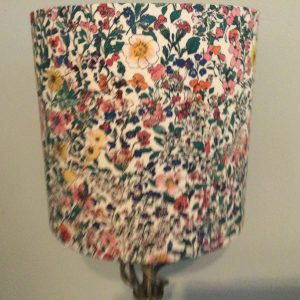 Country Garden - Drum Shade 15cm diameter x 15cm high. Free delivery.
