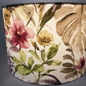 Kew Gardens – Drum Shade 30cm diameter x 20cm high. Free delivery