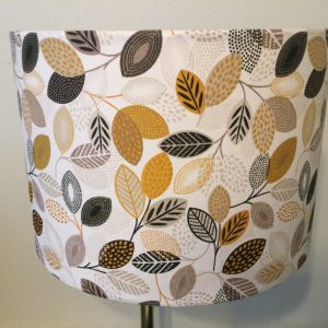 Autumn Leaves – Drum Shade 30cm diameter x 20cm high. Free delivery