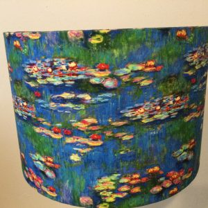 Monet's Garden – Drum Shade 30cm diameter x 20cm high. Free delivery