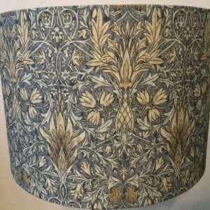 Snakeshead - a William Morris design – Drum Shade 30cm diameter x 20cm high. Free delivery