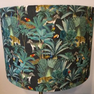 Out of Africa – Drum Shade 30cm diameter x 20cm high. Free delivery